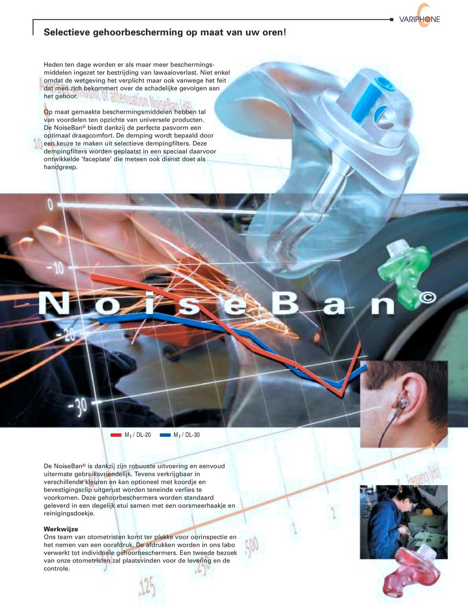 Op maat gemaakte beschermingsmiddelen hebben tal van voordelen ten opzichte van universele producten. De NoiseBan biedt dankzij de perfecte pasvorm een optimaal draagcomfort.