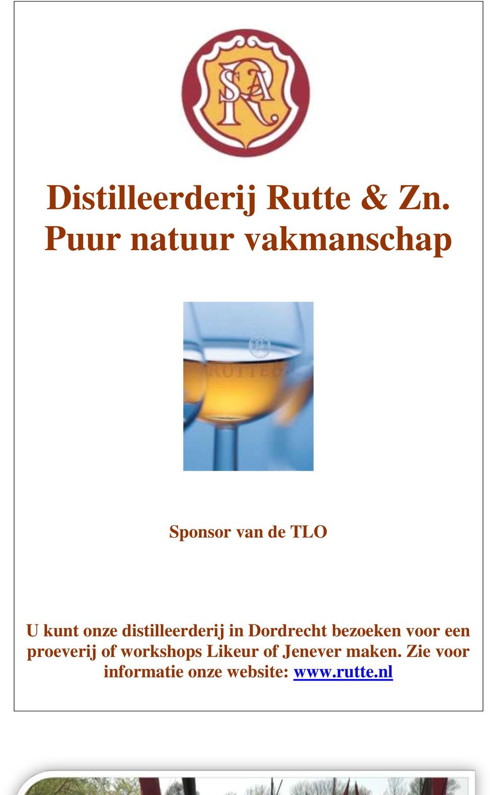 distilleerderij in Dordrecht bezoeken voor een