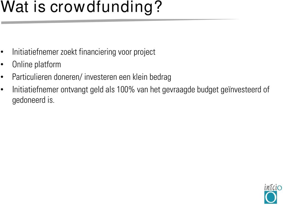 platform Particulieren doneren/ investeren een klein