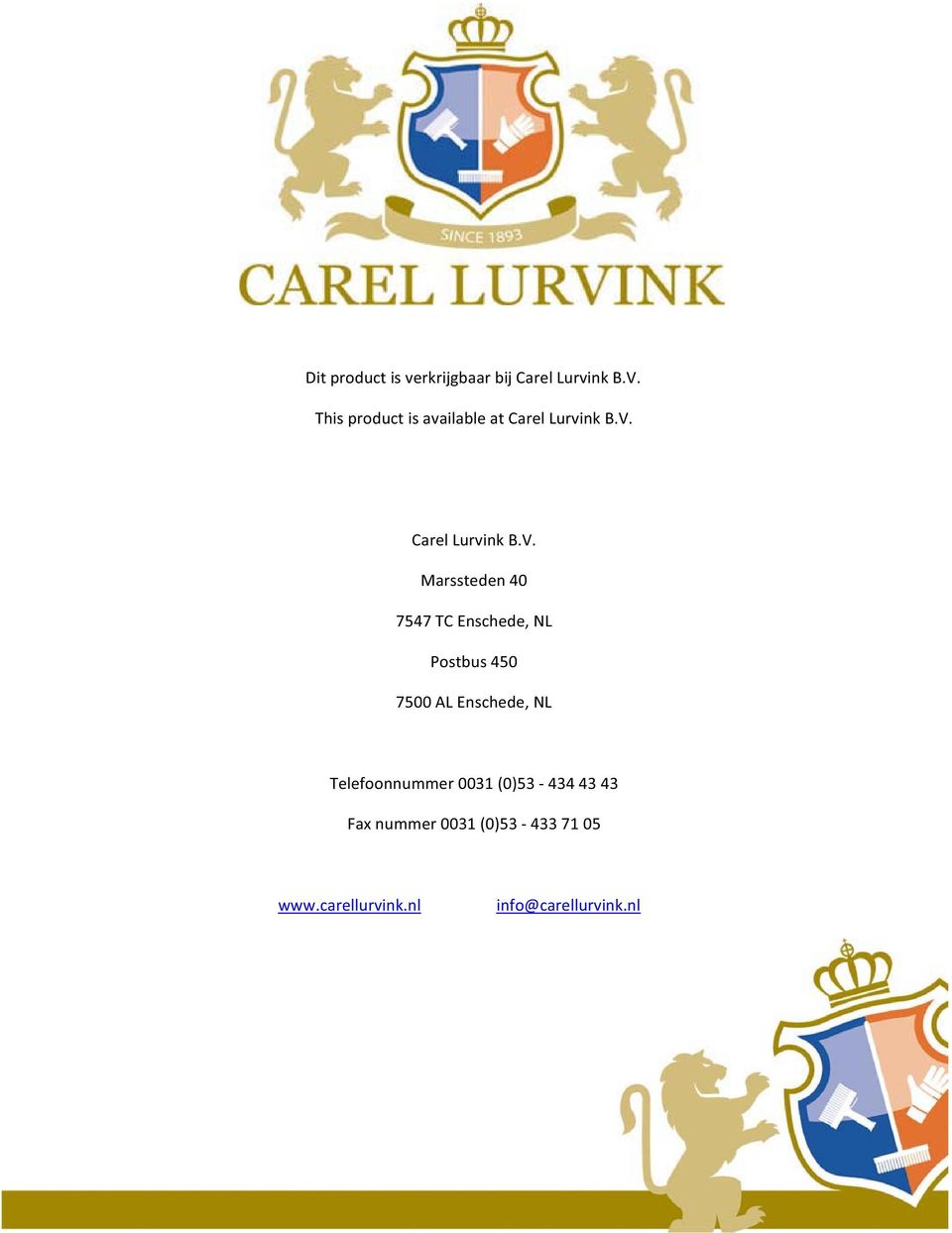 CarelLurvinkB.V.