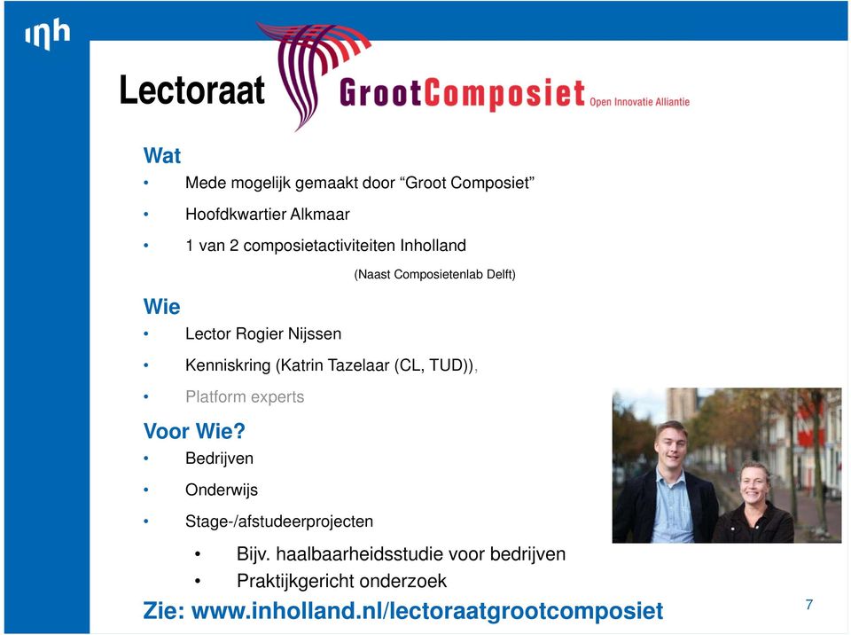 (Katrin Tazelaar (CL, TUD)), Platform experts Voor Wie?