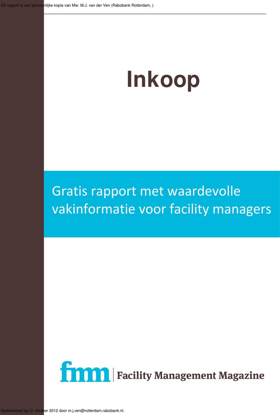 vakinformatie