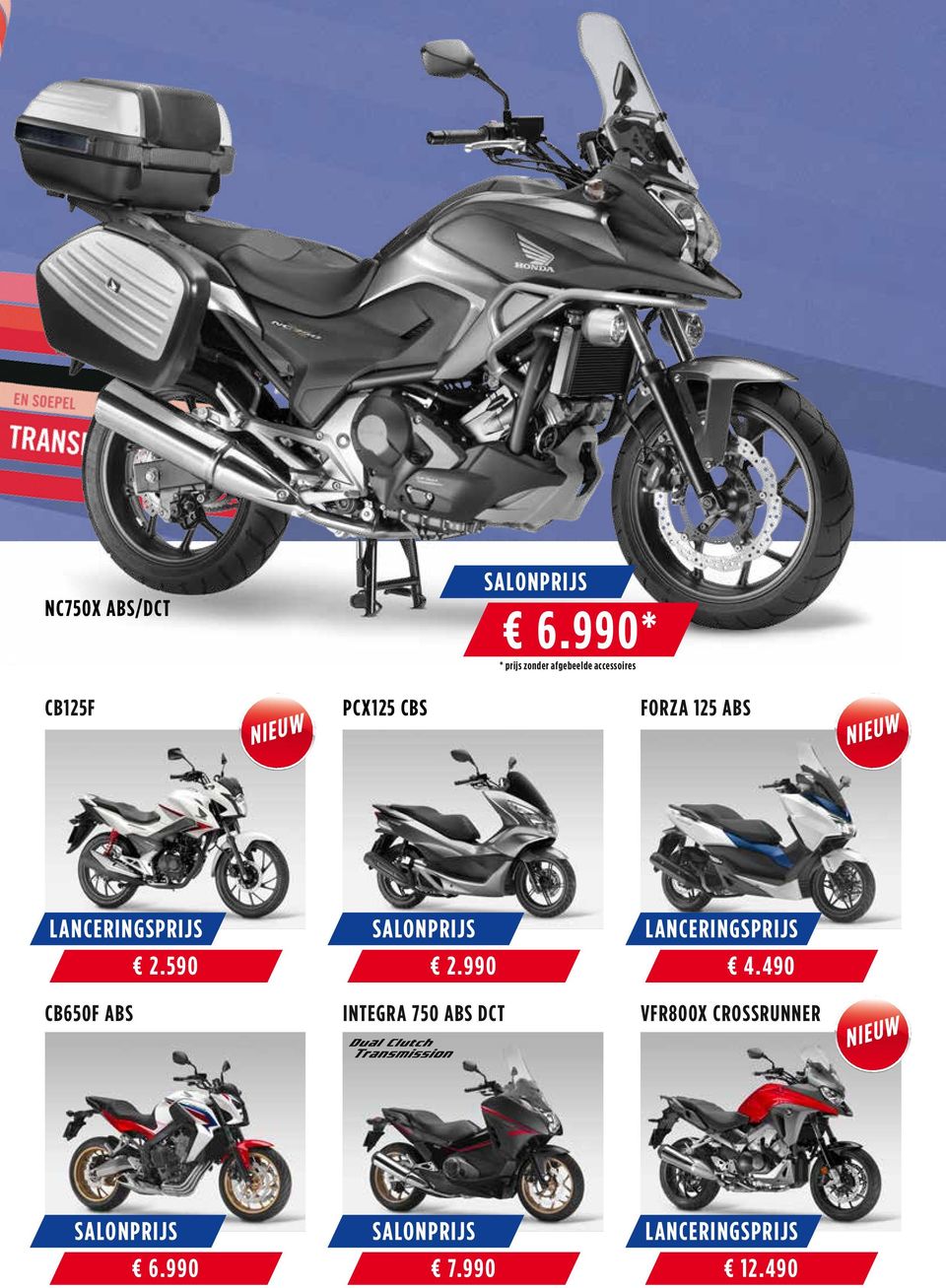 FORZA 125 ABS NIEUW NIEUW LANCERINGSPRIJS 2.590 2.