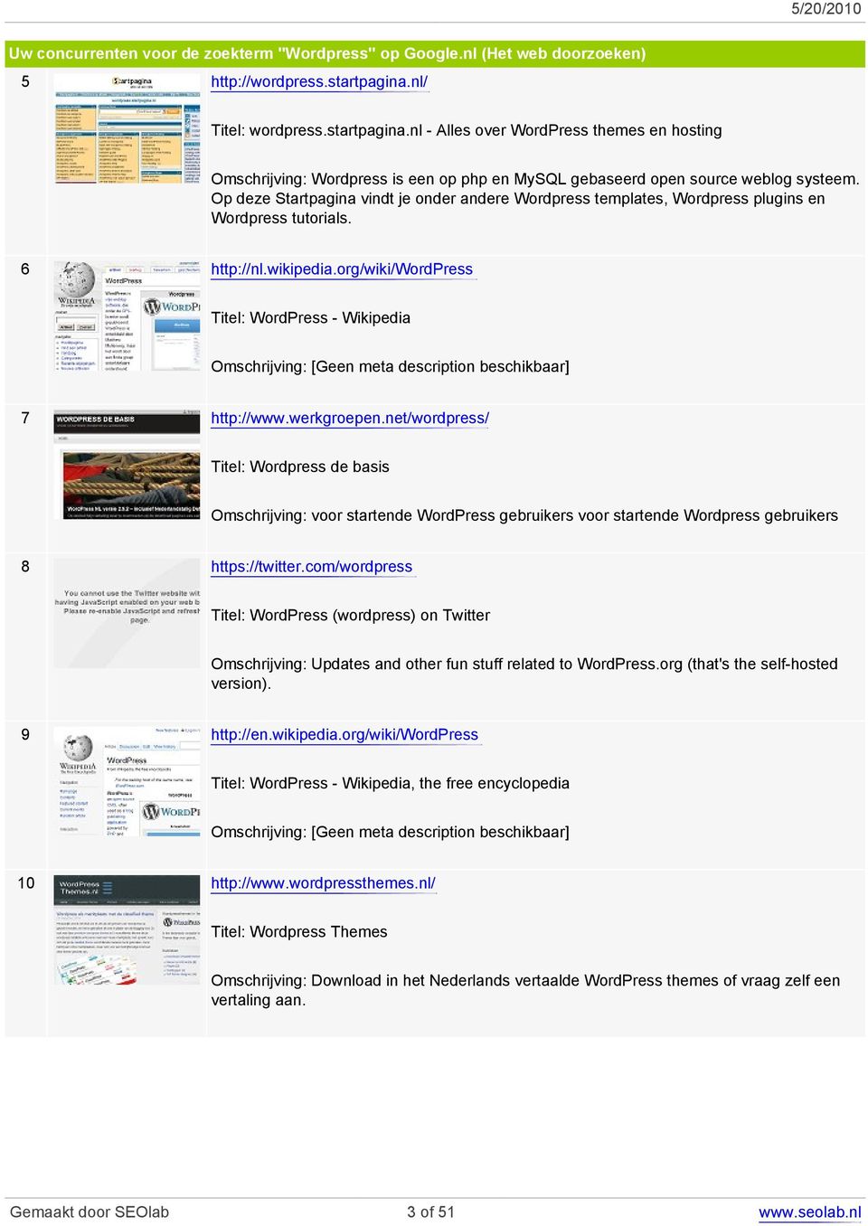 Op deze Startpagina vindt je onder andere Wordpress templates, Wordpress plugins en Wordpress tutorials. 6 http://nl.wikipedia.