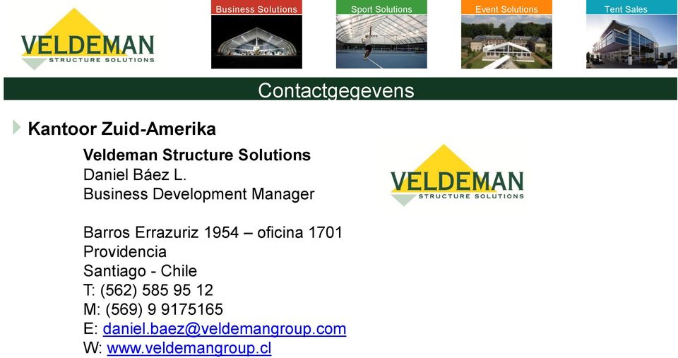 Business Development Manager Contactgegevens Barros Errazuriz 1954 oficina