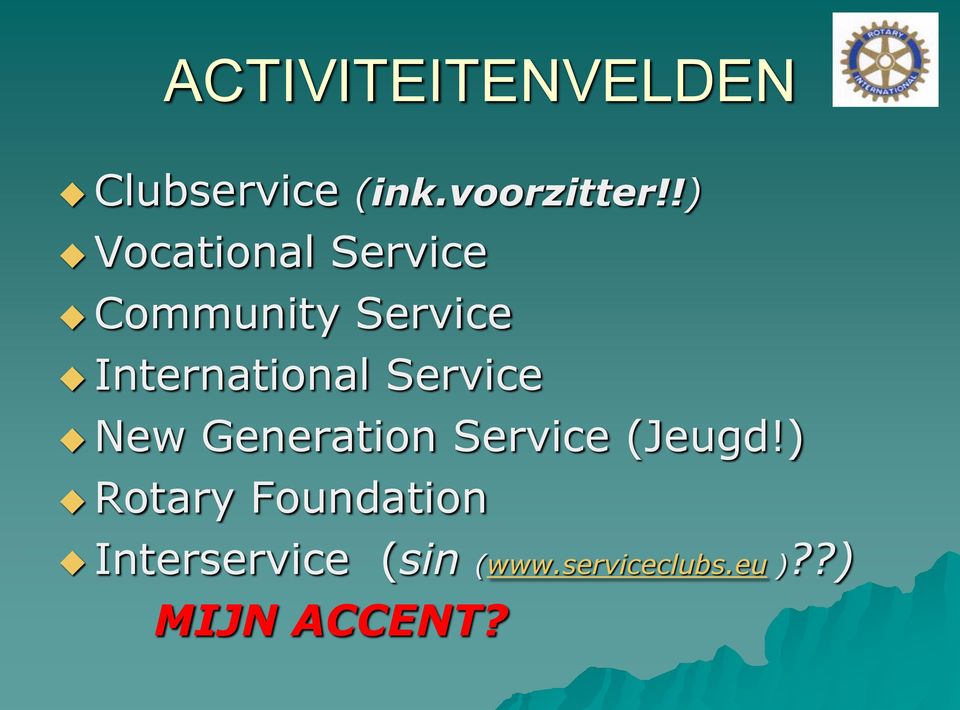 Service New Generation Service (Jeugd!
