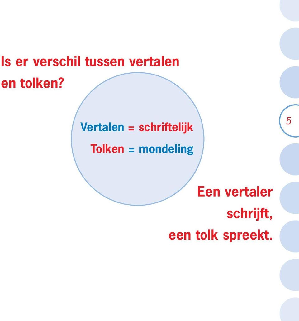 Vertalen = schriftelijk 5