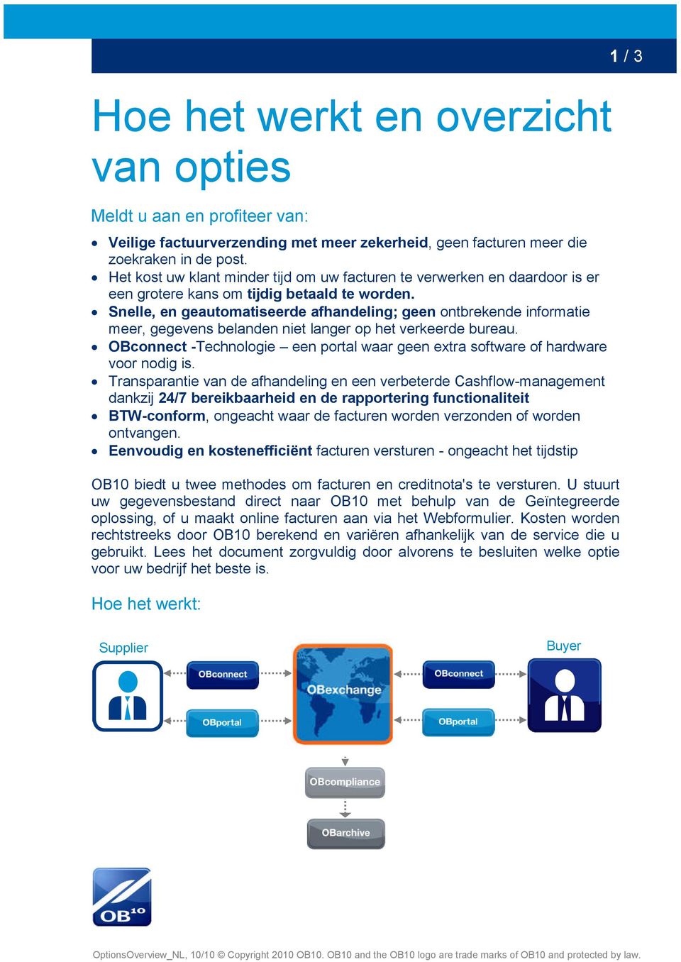 Snelle, en geautomatiseerde afhandeling; geen ontbrekende informatie meer, gegevens belanden niet langer op het verkeerde bureau.