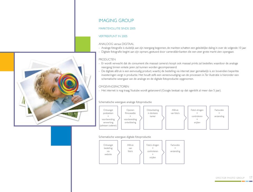 PRODUCTEN - Er wordt verwacht dat de consument die massaal camera s koopt ook massaal prints zal bestellen, waardoor de analoge neergang binnen enkele jaren zal kunnen worden gecompenseerd.
