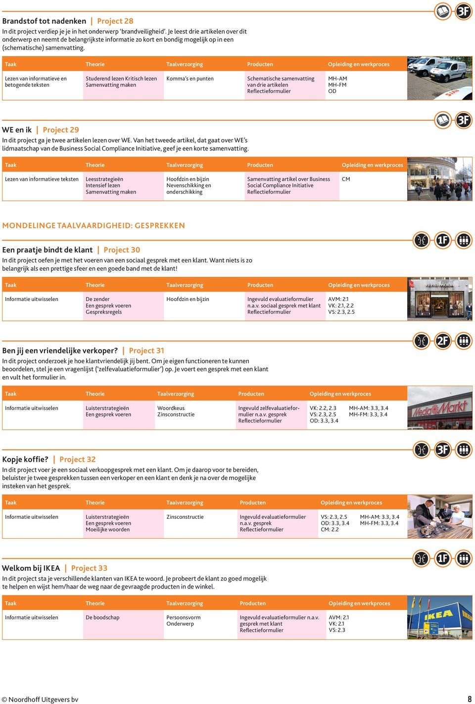 Lezen van informatieve en betogende teksten Studerend lezen Kritisch lezen Samenvatting maken Komma s en punten Schematische samenvatting van drie artikelen WE en ik Project 29 In dit project ga je