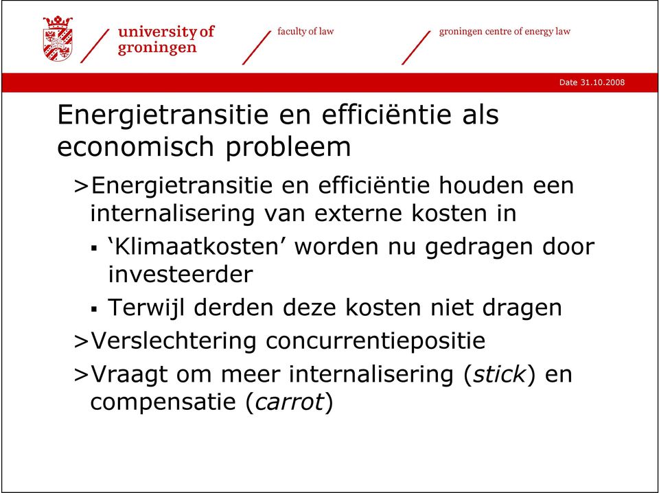 nu gedragen door investeerder Terwijl derden deze kosten niet dragen