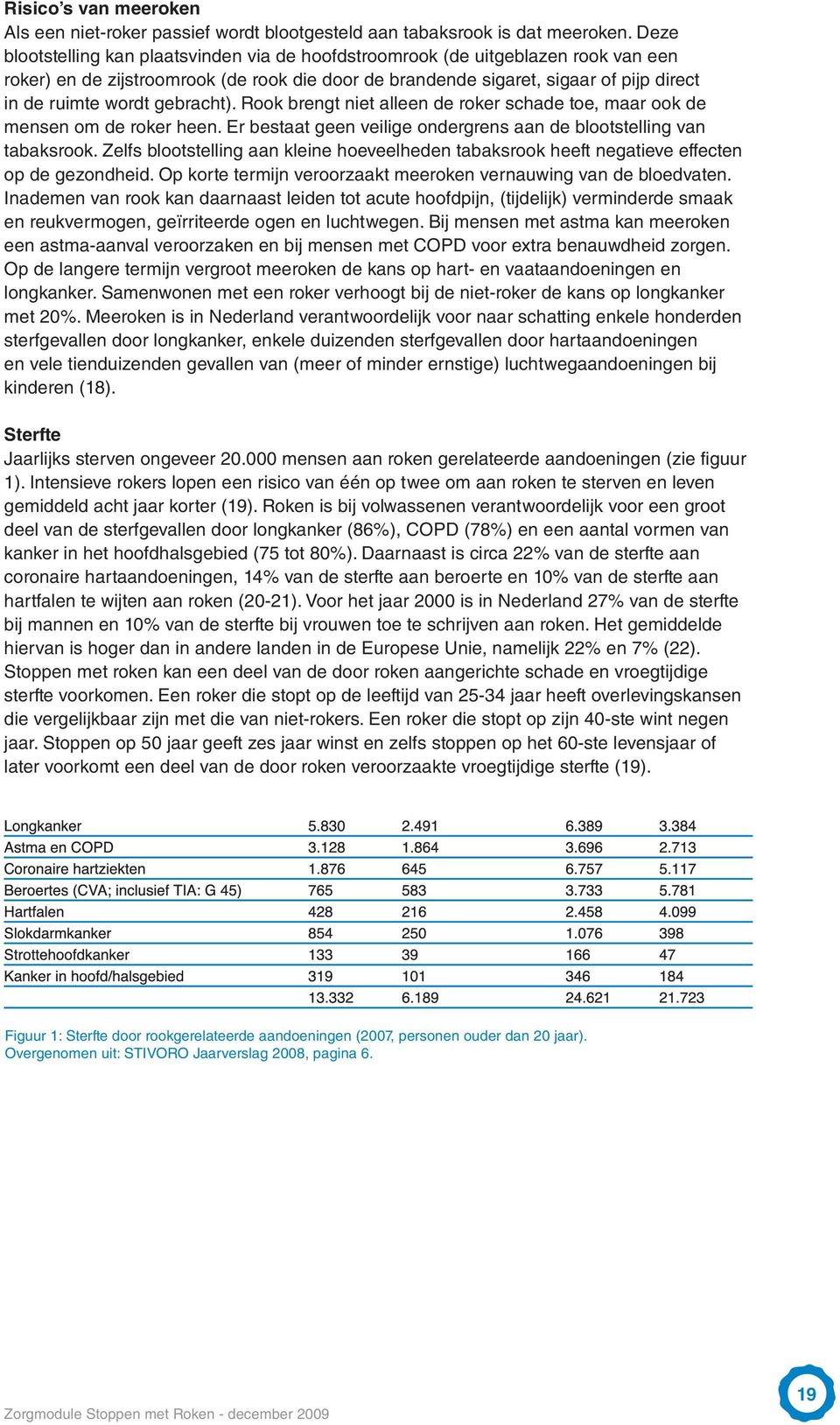 gebracht). Rook brengt niet alleen de roker schade toe, maar ook de mensen om de roker heen. Er bestaat geen veilige ondergrens aan de blootstelling van tabaksrook.