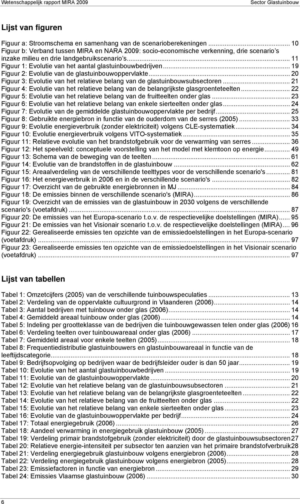 .. 19 Figuur 2: Evolutie van de glastuinbouwoppervlakte... 20 Figuur 3: Evolutie van het relatieve belang van de glastuinbouwsubsectoren.