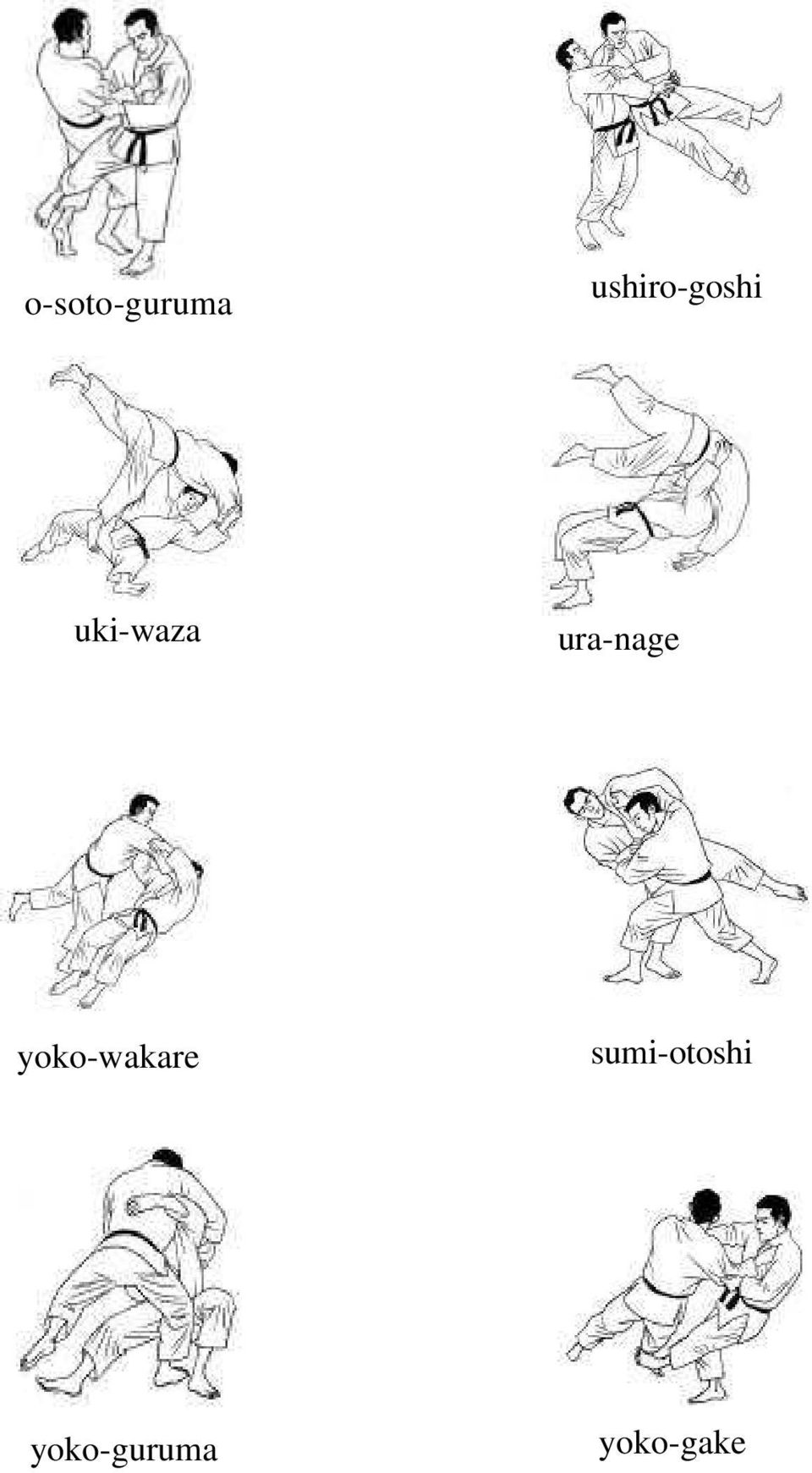 ura-nage yoko-wakare