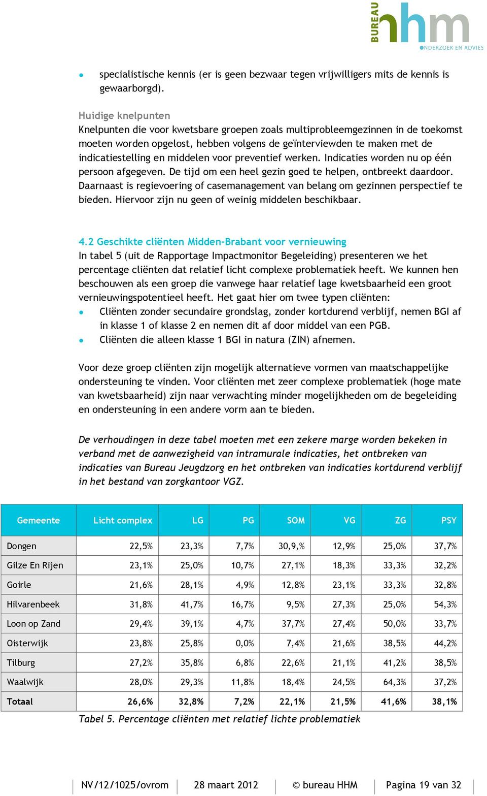 middelen voor preventief werken. Indicaties worden nu op één persoon afgegeven. De tijd om een heel gezin goed te helpen, ontbreekt daardoor.