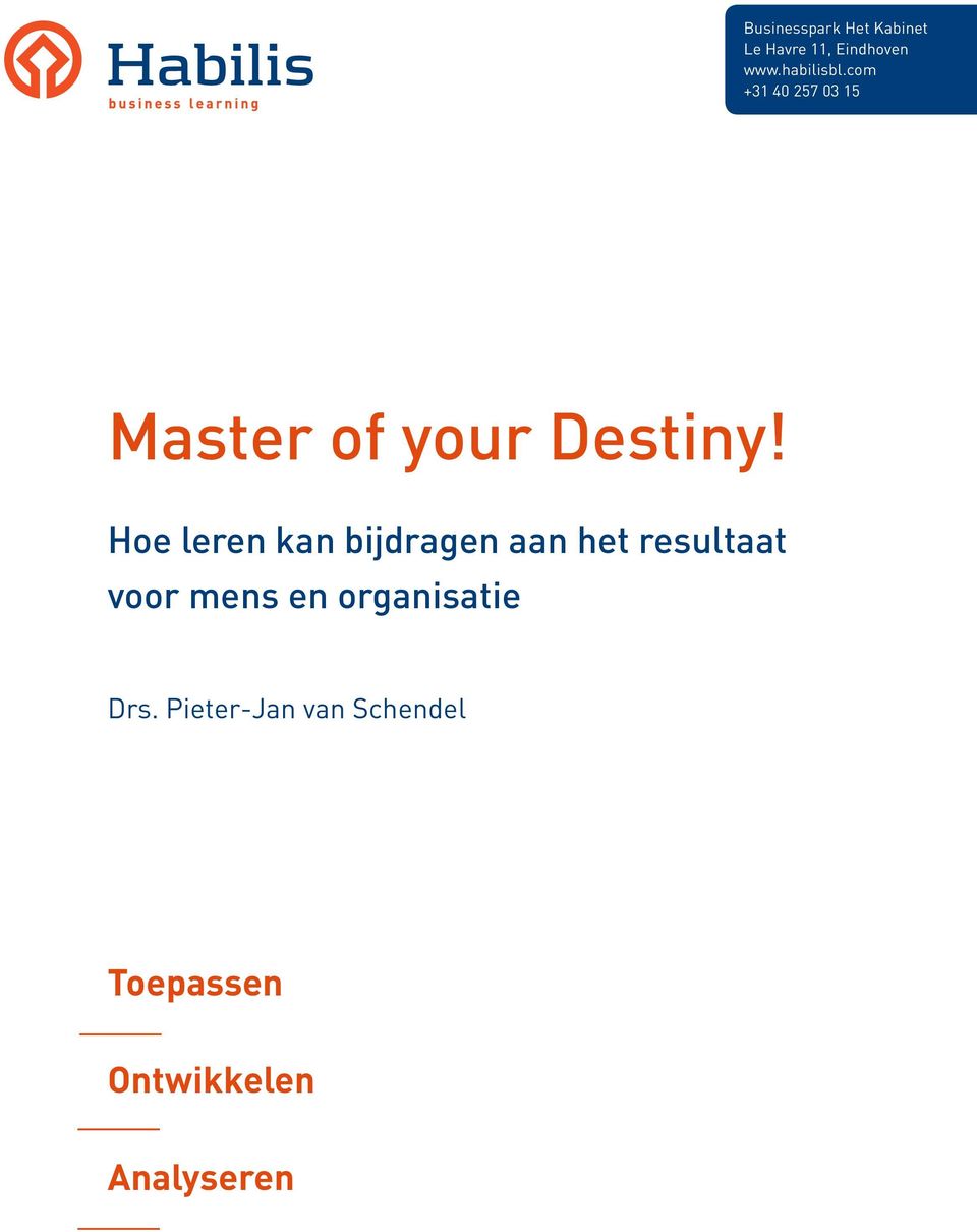 resultaat voor mens en organisatie