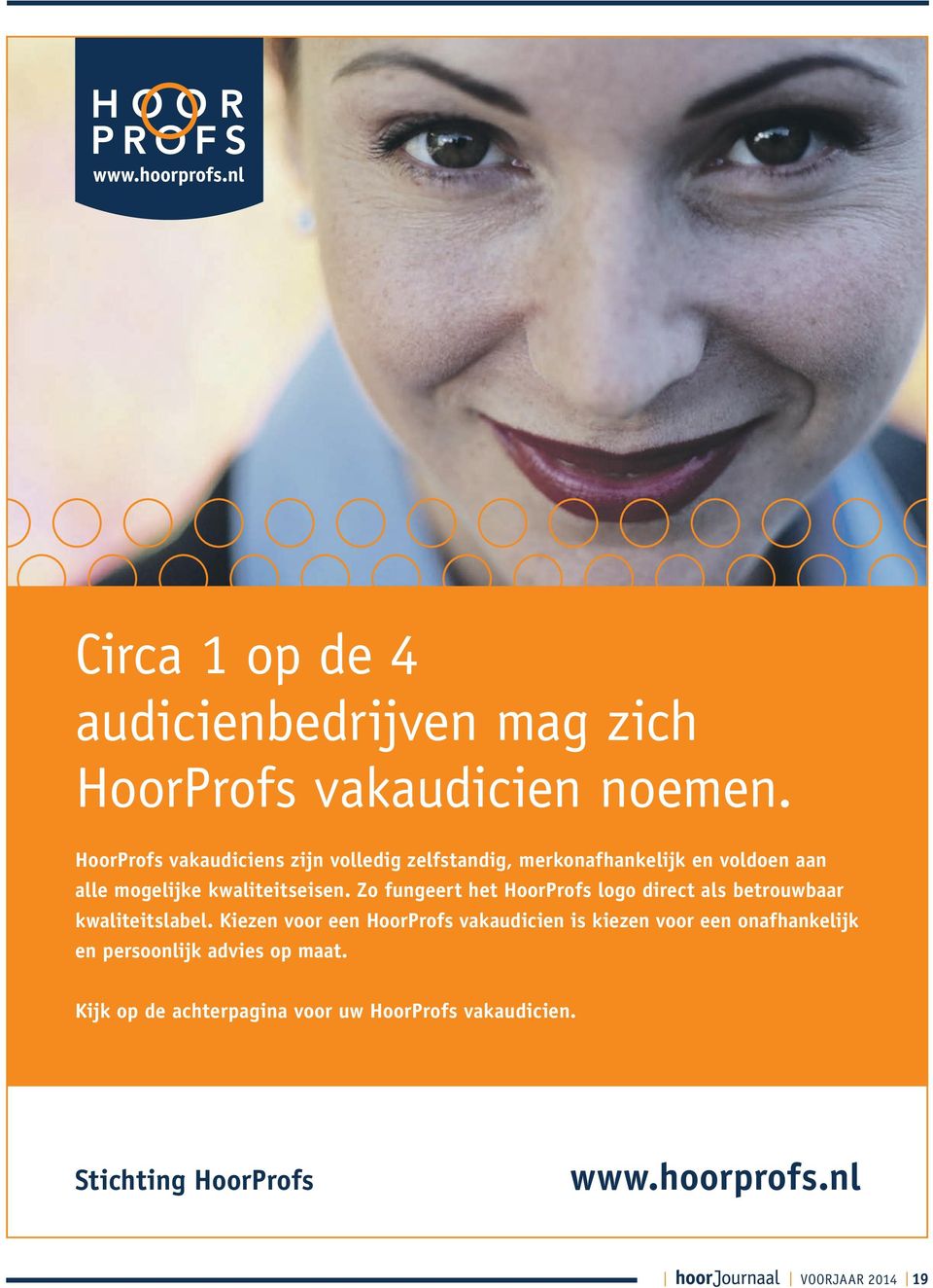 Zo fungeert het HoorProfs logo direct als betrouwbaar kwaliteitslabel.