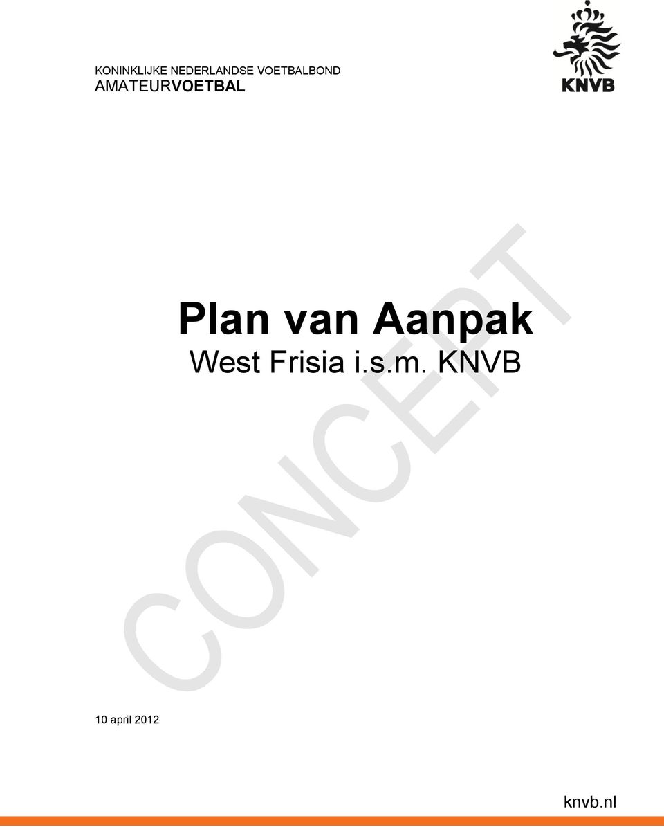Plan van Aanpak West