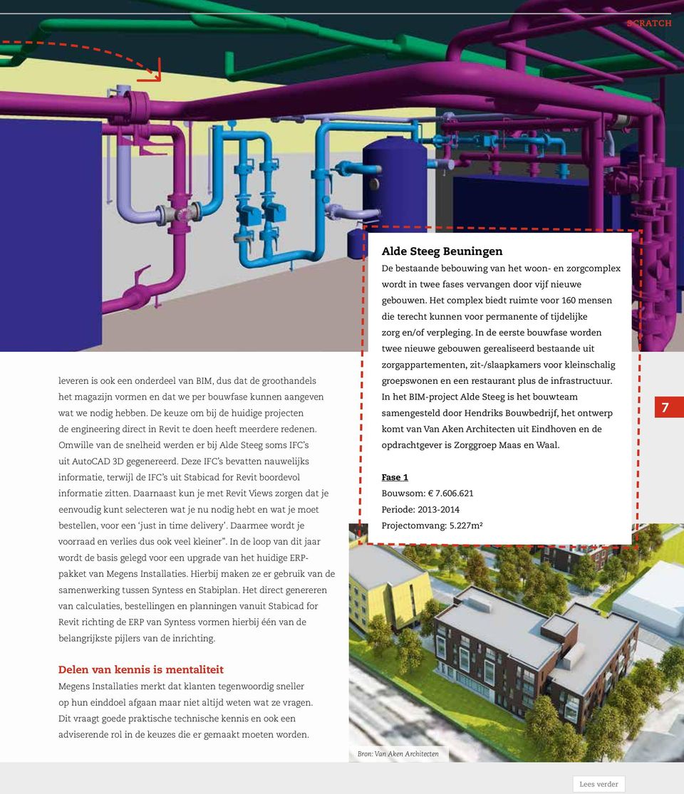 Deze IFC s bevatten nauwelijks informatie, terwijl de IFC s uit Stabicad for Revit boordevol informatie zitten.