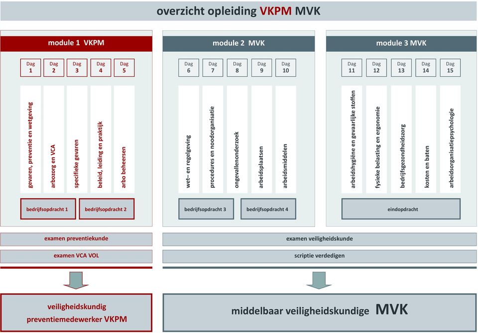 arbeidsorganisatiepsychologie overzicht opleiding VKPM MVK module 1 VKPM module 2 MVK module 3 MVK 1 2 3 4 5 6 7 8 9 10 11 12 13 14 15 bedrijfsopdracht 1 bedrijfsopdracht 2