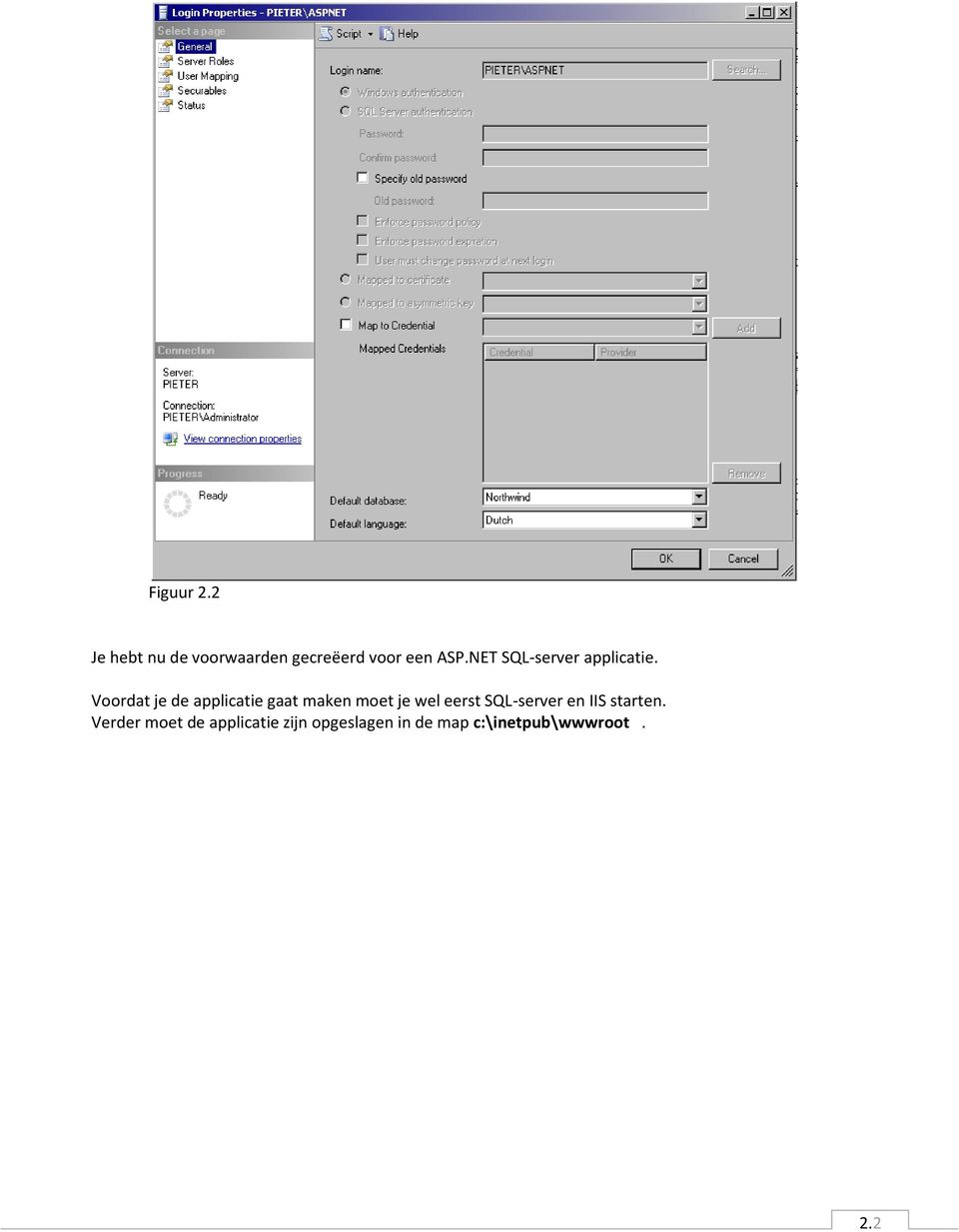 Voordat je de applicatie gaat maken moet je wel eerst