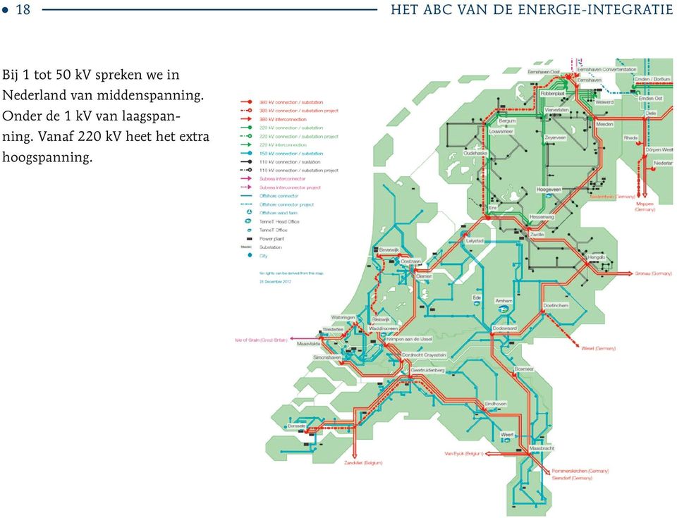 Onder de 1 kv van laagspanning.