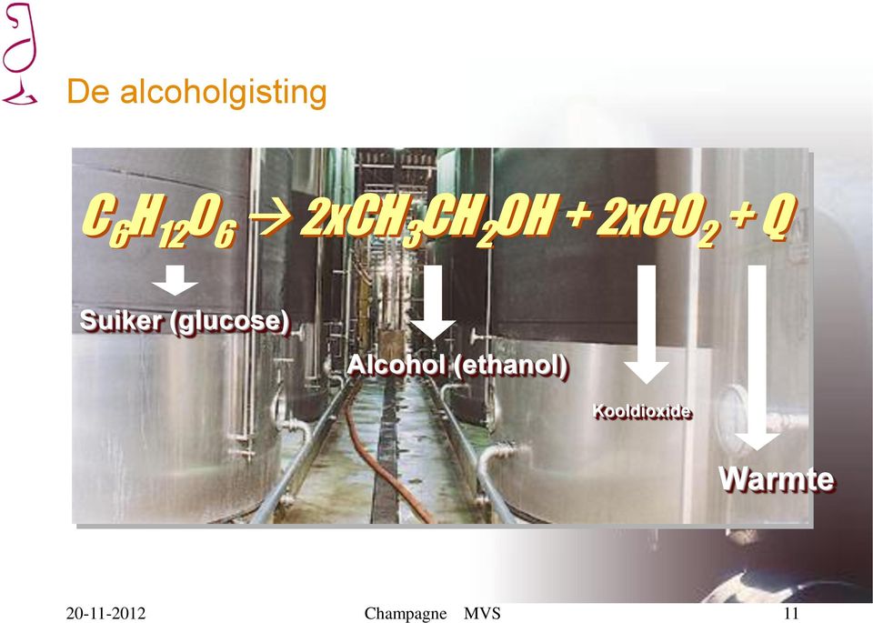 (glucose) Alcohol (ethanol)