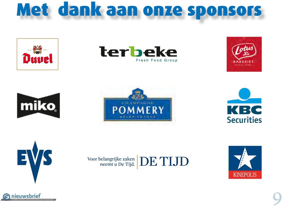 sponsors