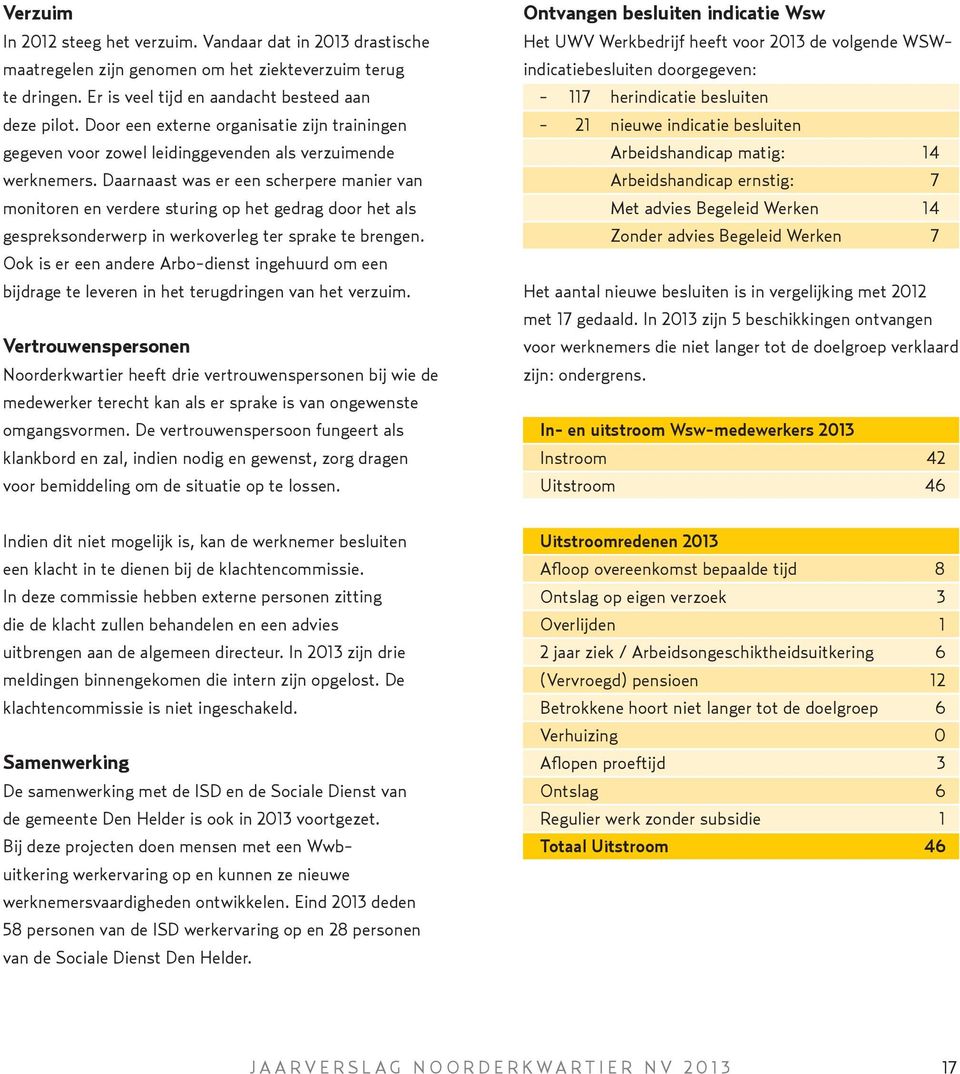 daarnaast was er een scherpere manier van monitoren en verdere sturing op het gedrag door het als gespreksonderwerp in werkoverleg ter sprake te brengen.