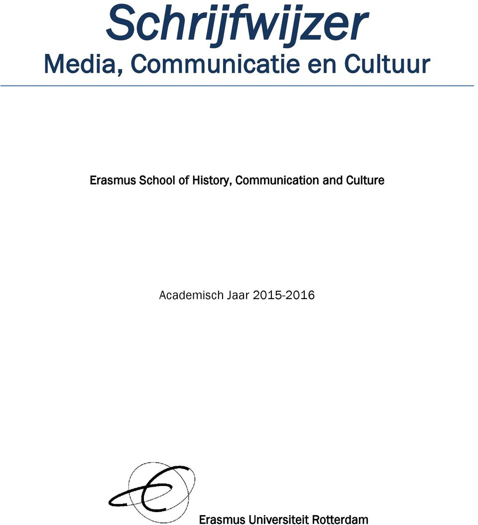 Communication and Culture Academisch