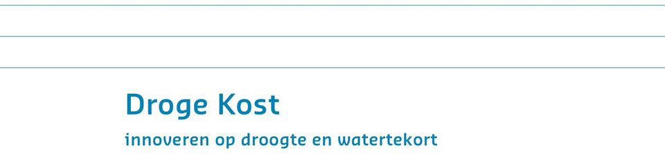 op droogte