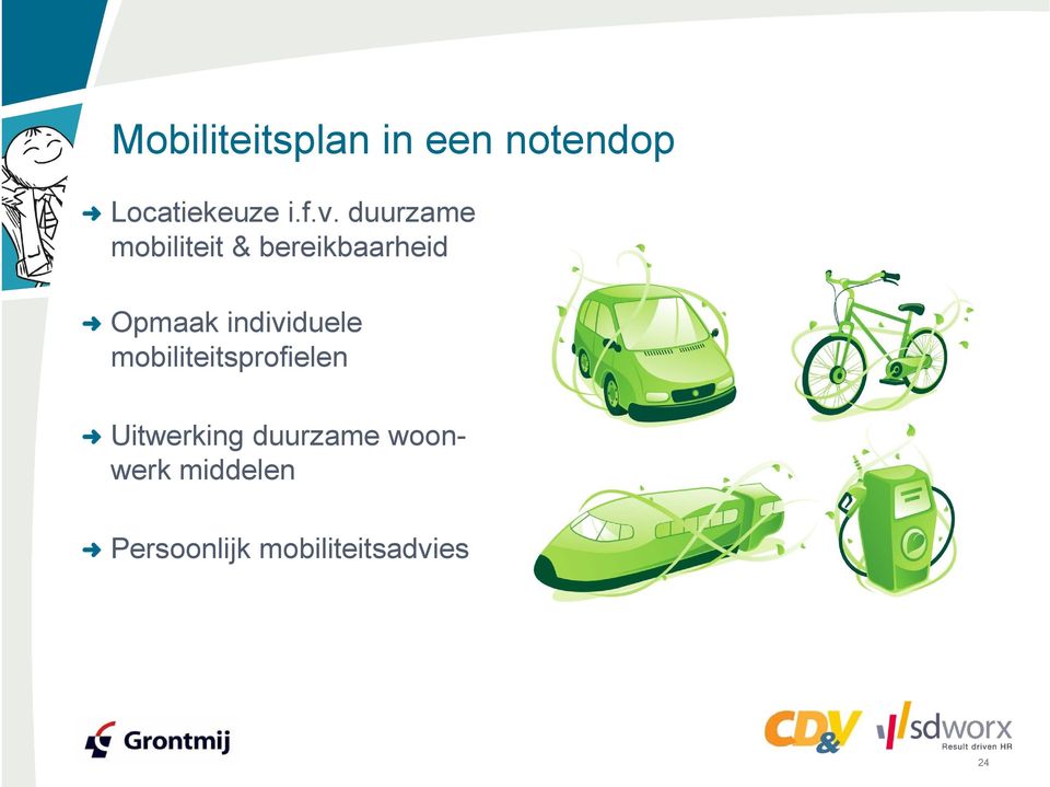 individuele mobiliteitsprofielen Uitwerking