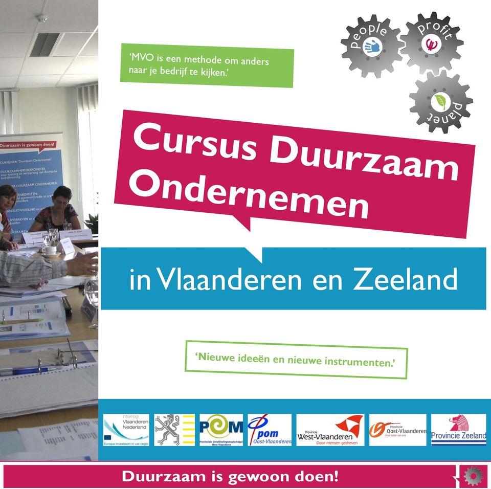 people Cursus Duurzaam Ondernemen in