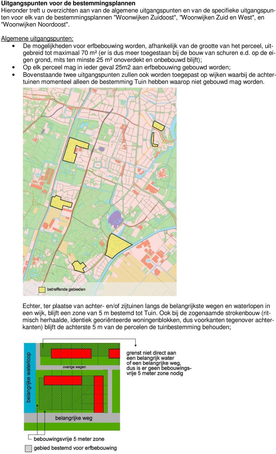 Algemene uitgangspunten: De mogelijkhede