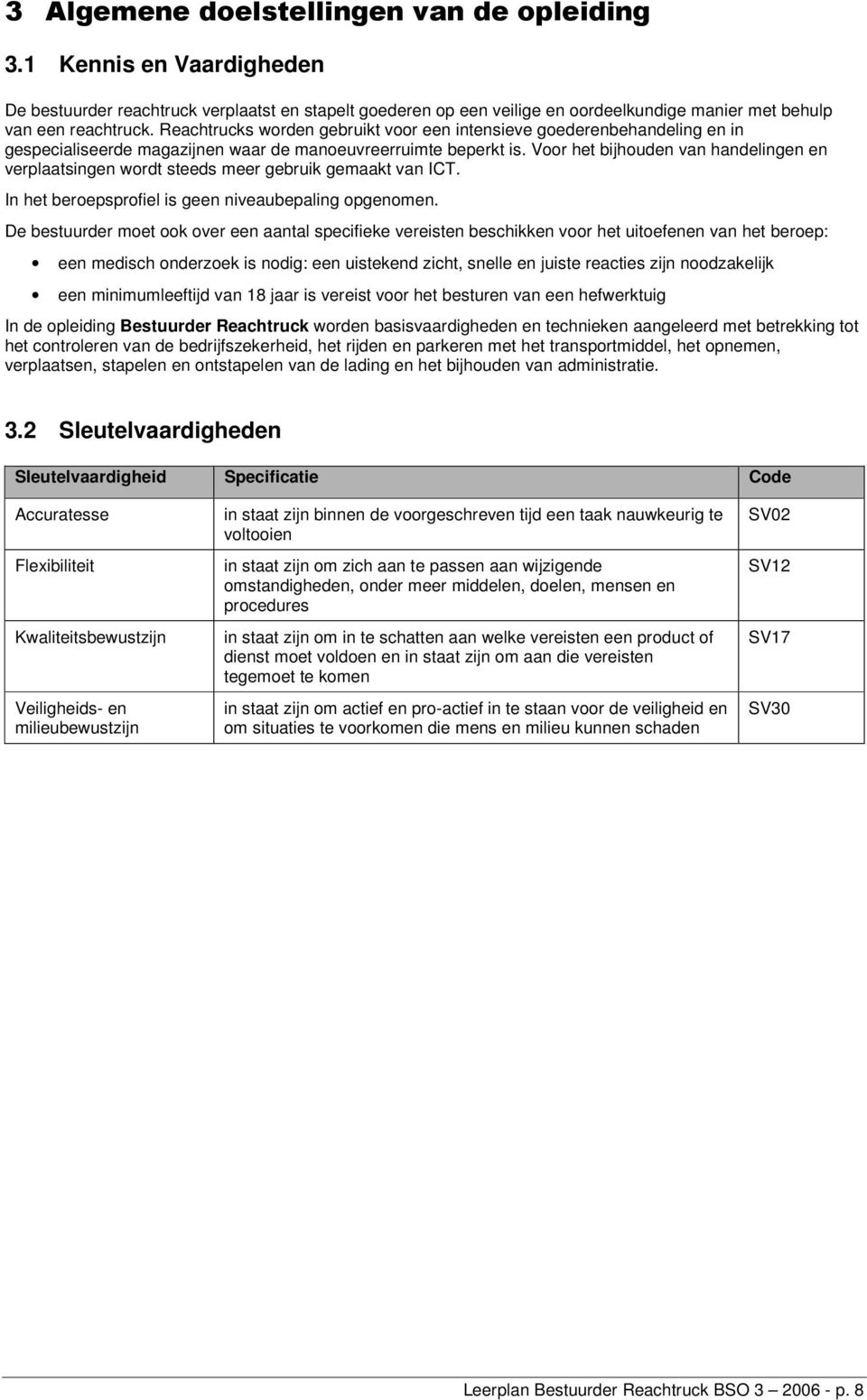 Voor het bijhouden van handelingen en verplaatsingen wordt steeds meer gebruik gemaakt van ICT. In het beroepsprofiel is geen niveaubepaling opgenomen.