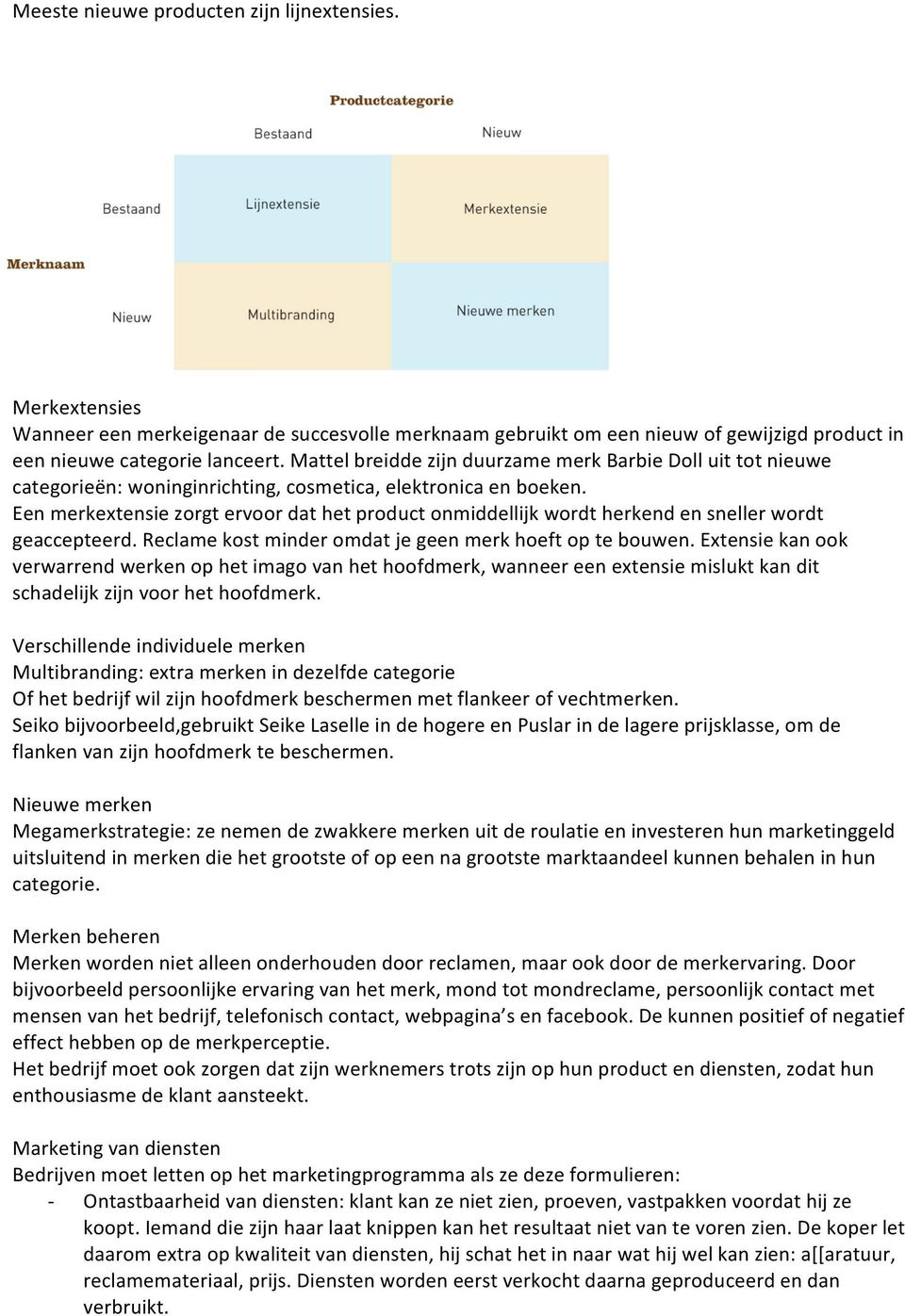 Een merkextensie zorgt ervoor dat het product onmiddellijk wordt herkend en sneller wordt geaccepteerd. Reclame kost minder omdat je geen merk hoeft op te bouwen.