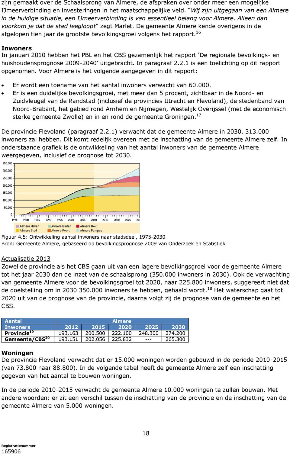 De gemeente Almere kende overigens in de afgelopen tien jaar de grootste bevolkingsgroei volgens het rapport.