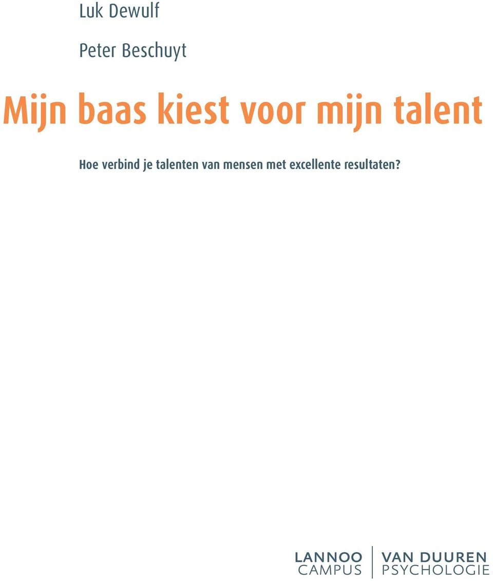 talent Hoe verbind je