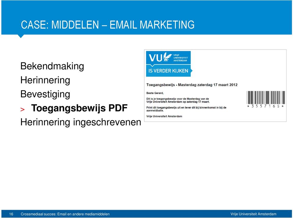 Toegangsbewijs PDF Herinnering