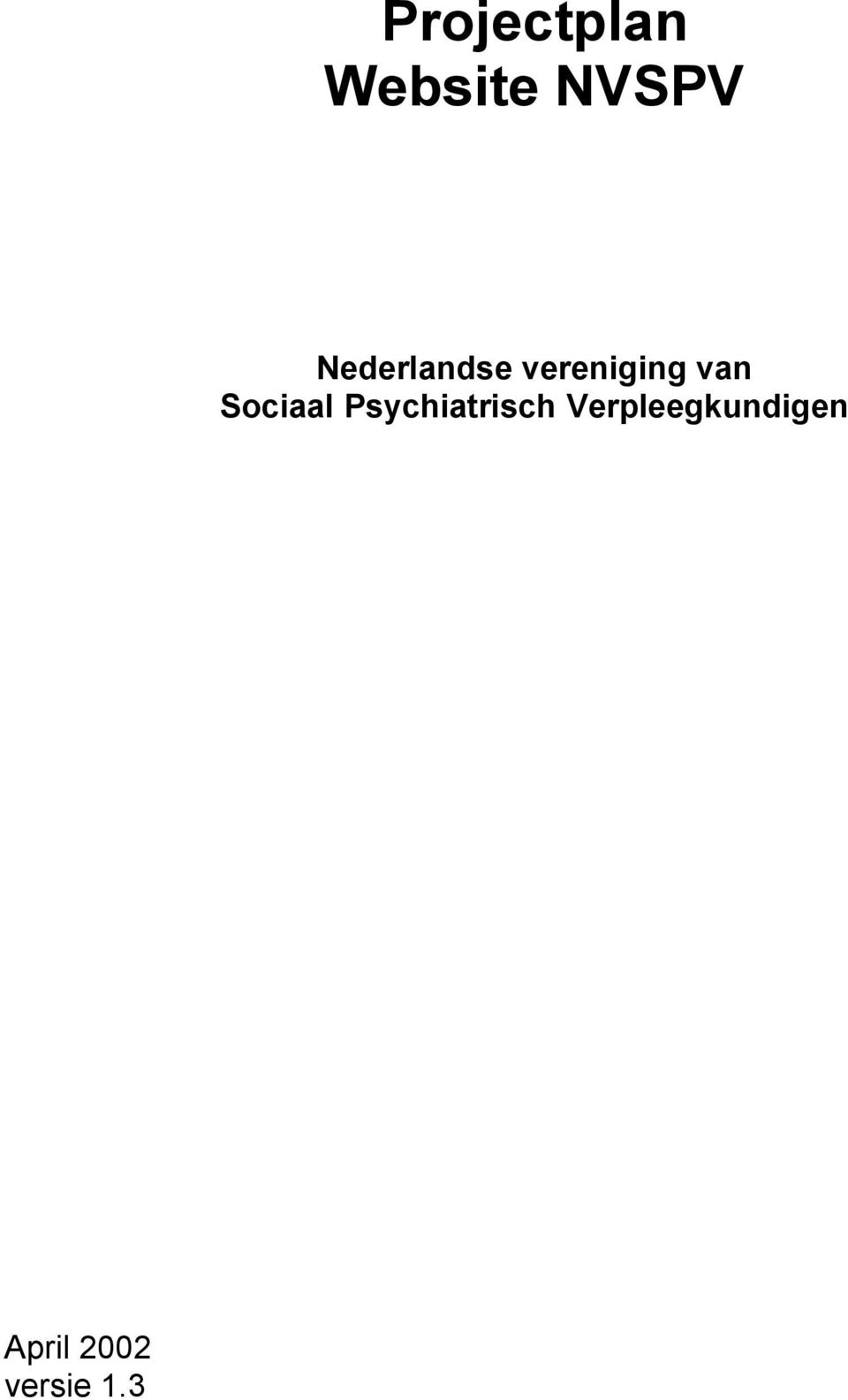 Sociaal Psychiatrisch