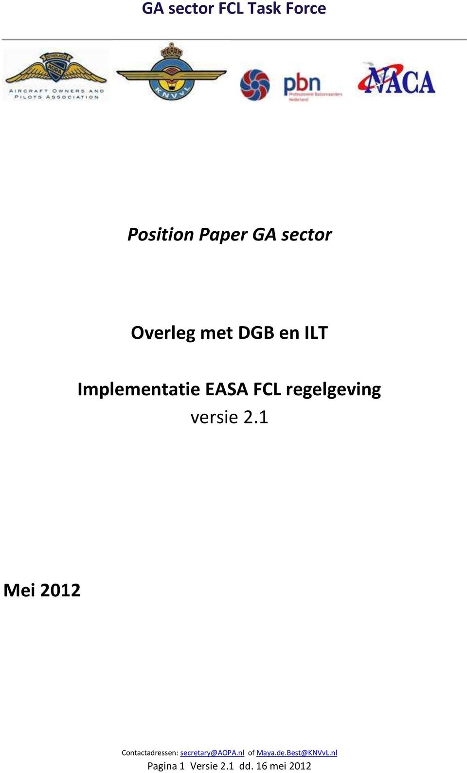 FCL regelgeving versie 2.