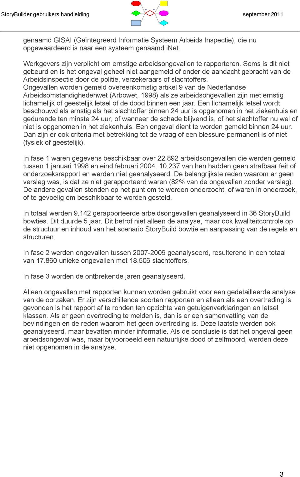 Ongevallen worden gemeld overeenkomstig artikel 9 van de Nederlandse Arbeidsomstandighedenwet (Arbowet, 1998) als ze arbeidsongevallen zijn met ernstig lichamelijk of geestelijk letsel of de dood