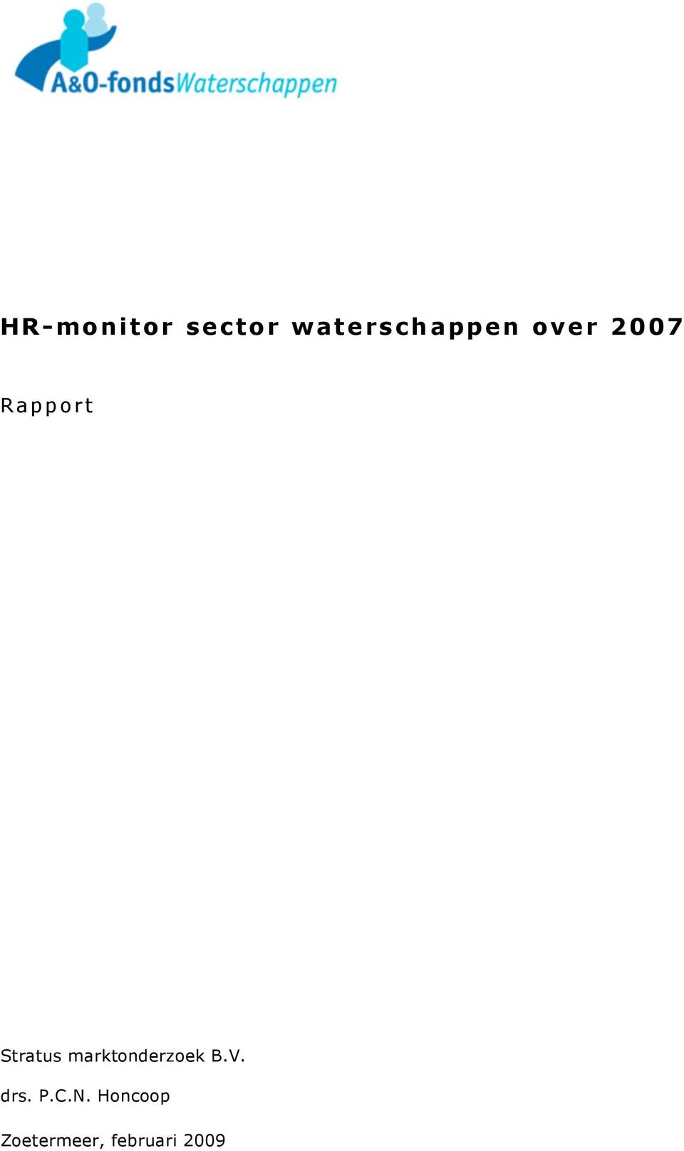 Stratus marktonderzoek B.V. drs.