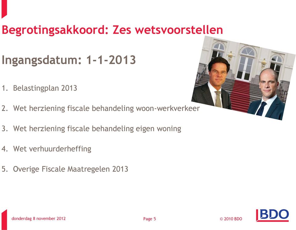 Wet herziening fiscale behandeling woon-werkverkeer 3.