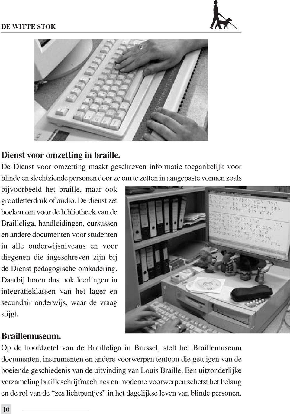 grootletterdruk of audio.