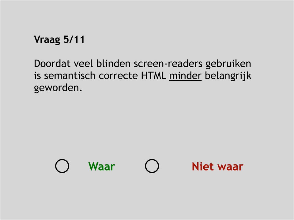 semantisch correcte HTML minder