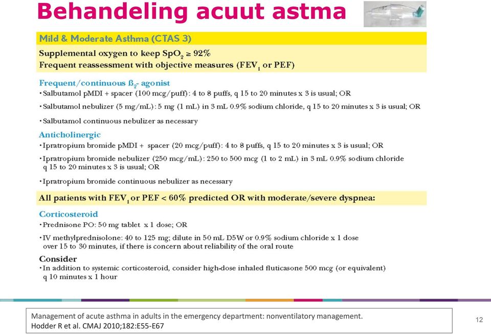 department: nonventilatory management.