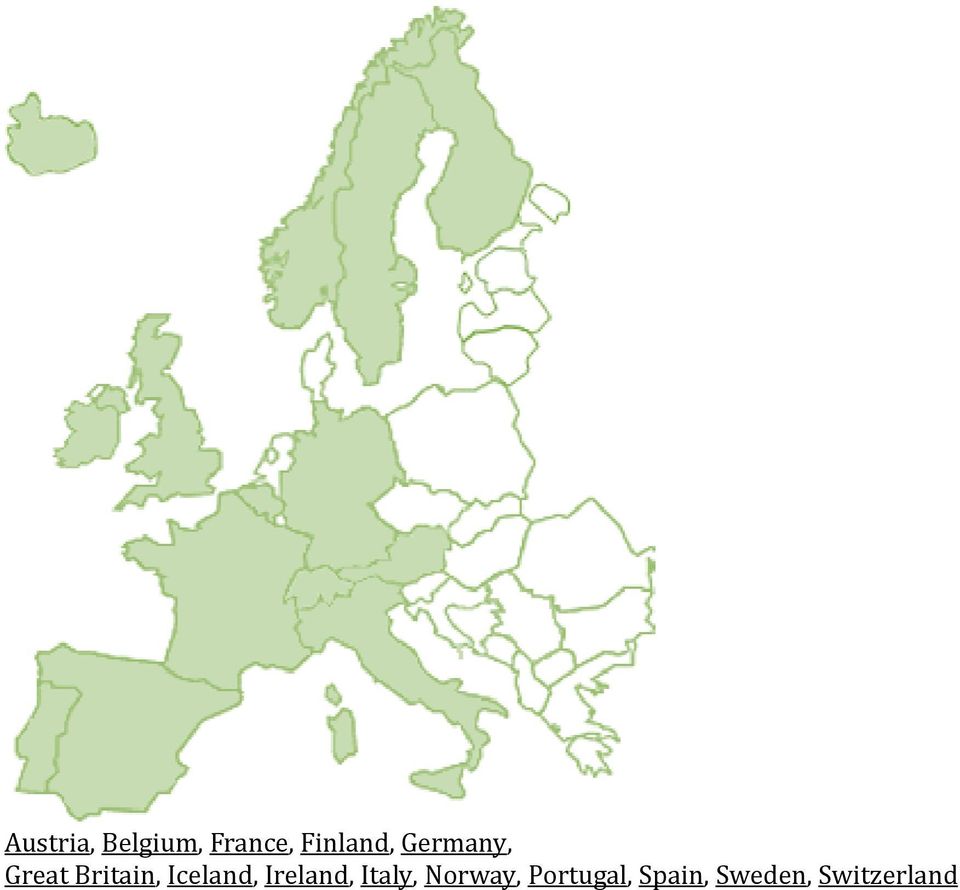 Britain, Iceland, Ireland,