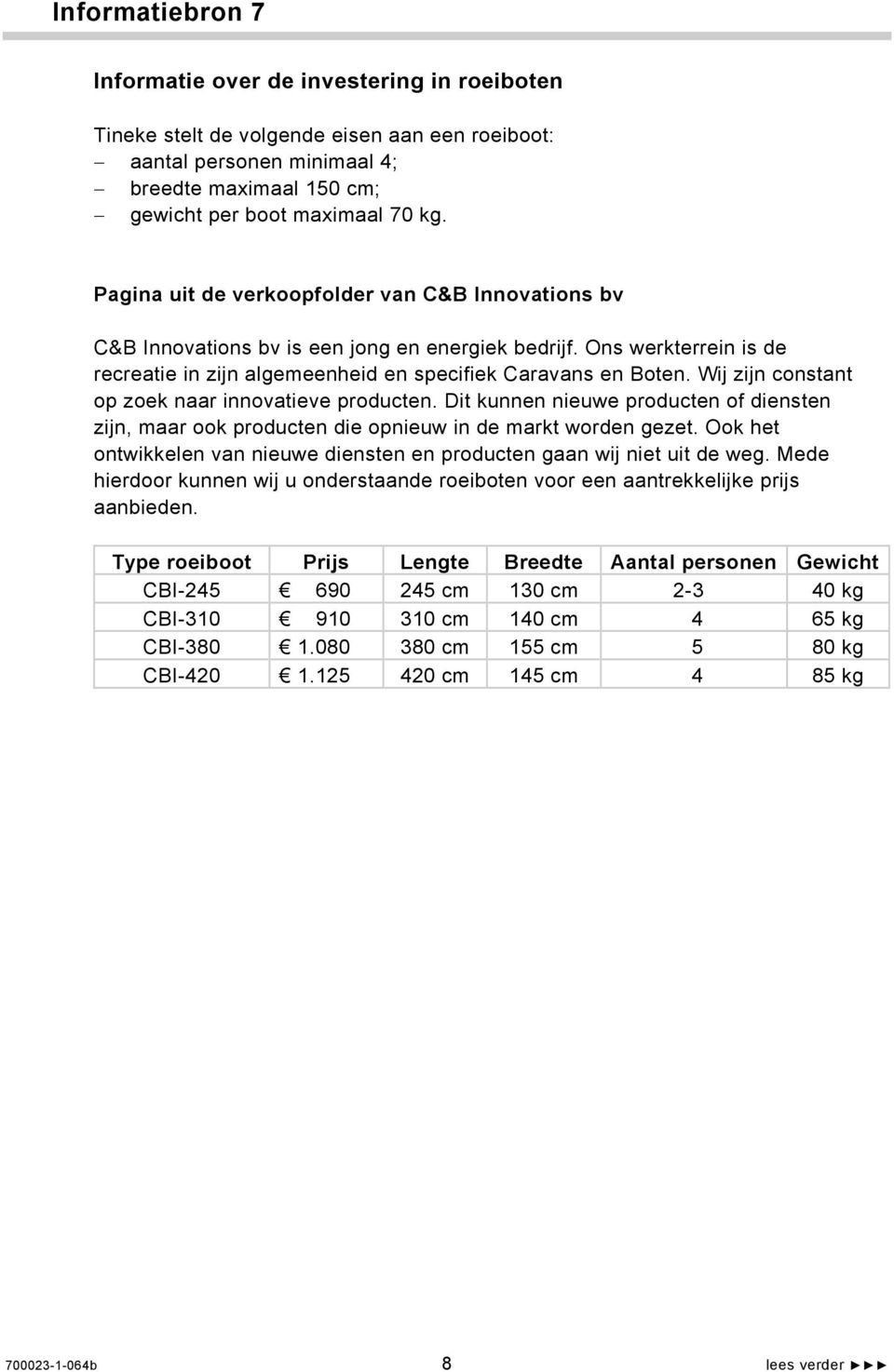 Wij zijn constant op zoek naar innovatieve producten. Dit kunnen nieuwe producten of diensten zijn, maar ook producten die opnieuw in de markt worden gezet.