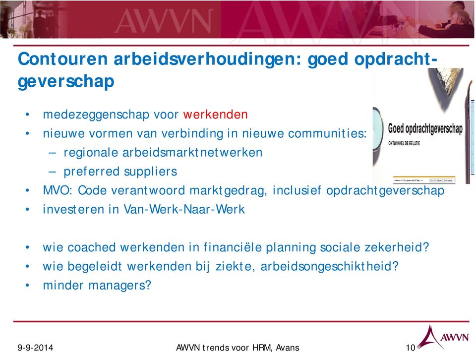 inclusief opdrachtgeverschap investeren in Van-Werk-Naar-Werk wie coached werkenden in financiële planning sociale